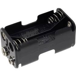 TRU COMPONENTS BH-343-2B bateriový držák 4x AA tlačítkové připojení