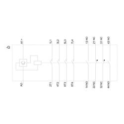 Siemens 3RT1364-6AE36 stykač 2 spínací kontakty, 2 rozpínací kontakty 110000 W 1000 V 1 ks