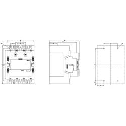 Siemens 3RT1364-6AE36 stykač 2 spínací kontakty, 2 rozpínací kontakty 110000 W 1000 V 1 ks