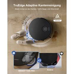 ECOVACS DSX39-01EC DEEBOT T30S PRO robot na vysávání a vytírání podlahy, černá