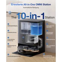 ECOVACS DSX39-01EC DEEBOT T30S PRO robot na vysávání a vytírání podlahy, černá