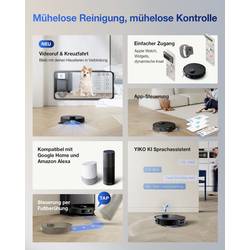 ECOVACS DSX39-01EC DEEBOT T30S PRO robot na vysávání a vytírání podlahy, černá