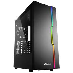 Sharkoon Sharkoon RGB Slider - Mid tower - ATX - Seitenteil mit Fenster (gehärtetes Glas) midi tower PC skříň černá