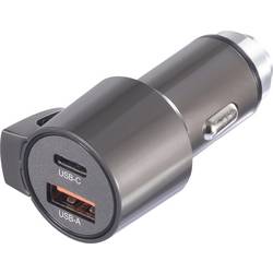VOLTCRAFT VC-CPS-45W USB nabíječka, 1x USB A , 1x USB-C®, černá
