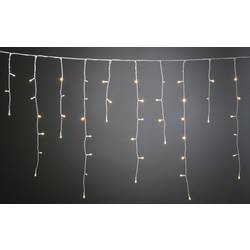 Konstsmide světelný závěs venkovní 80 LED teplá bílá (š x v) 300 cm x 87.5 cm časoměřič, frozen