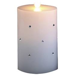 Konstsmide 1837-100 LED svíčka z vosku teplá bílá teplá bílá (Ø x v) 75 mm x 118 mm časoměřič, se spínačem