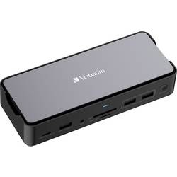 Verbatim USB-C® dokovací stanice CDS-155 Vhodné pro značky (dokovací stanice pro notebook): univerzální Rozšiřující patice M.2 SSD, napájení USB-C®,