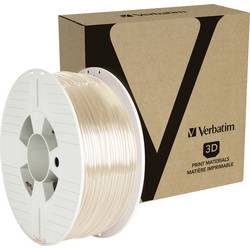 Verbatim 55059 55059 vlákno pro 3D tiskárny PETG plast Nárazuvzdorný, flexibilní 2.85 mm 1 kg transparentní 1 ks