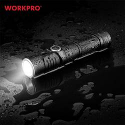 WorkPro WP351007WE LED kapesní svítilna s režimem stroboskopu, poutko na ruku napájení přes USB 1100 lm 16 h 128 g