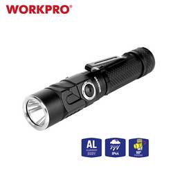 WorkPro WP351007WE LED kapesní svítilna s režimem stroboskopu, poutko na ruku napájení přes USB 1100 lm 16 h 128 g