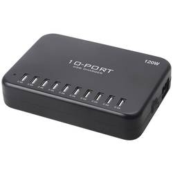 LVSUN 120W Smart 10-Port USB nabíjecí hub 120 W 10x USB A vnitřní