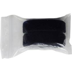 TRU COMPONENTS 908-330-Bag pásek se suchým zipem, lepicí, háčková a flaušová část, (d x š) 500 mm x 20 mm, černá, 1 pár