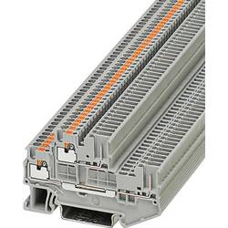 Phoenix Contact 3212439 dvojitá svorka 3.5 mm rychlé připojení šedá 50 ks