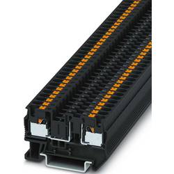 Phoenix Contact 3208943 jisticí řadová svorka 6.2 mm rychlé připojení černá 50 ks