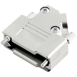 encitech D45PK-M-25-K 6560-0146-13 D-SUB pouzdro Pólů: 25 plast, pokovený 45 ° stříbrná 1 ks