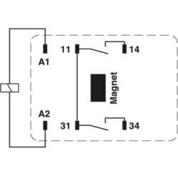 Phoenix Contact REL-PR1-24DC/1/MB, 2908040 relé, 440 V/AC, 16 A, 1 ks