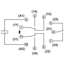 Phoenix Contact REL-OR3/LDP-12DC/3X21, 2909211 relé, 250 V/DC, 10 A, 50 ks