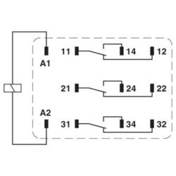 Phoenix Contact REL-PR3-125DC/3X21, 2909056 relé, 440 V/AC, 16 A, 50 ks