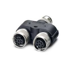 Phoenix Contact SAC-8PY-M/2XF BK 3-PSR rozdělovač a adaptér pro senzory - aktory , 1054341, piny: 8, 1 ks