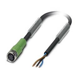 Phoenix Contact SAC-3P- 5,0-PVC/M 8FS připojovací kabel pro senzory - aktory, 1510748, piny: 3, 5.00 m, 1 ks