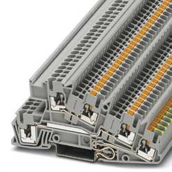 Phoenix Contact 3213937 instalační svorka ochranného vodiče 5.2 mm Push-Lock pružinová přípojka šedá 50 ks