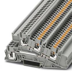 Phoenix Contact 3213944 patrová instalační svorka 12.5 mm Push-Lock pružinová přípojka šedá 50 ks