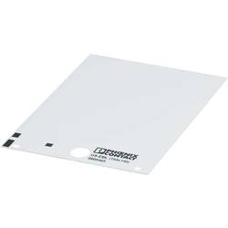 Phoenix Contact 0800465 US-EML (104X140) značení přístrojů Druh montáže: nalepení Potisknutelná plocha: 14 x 40 mm bílá Počet markerů: 10 10 ks