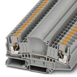 Phoenix Contact 3212183 průchodková svorka 8.2 mm rychlé připojení šedá 50 ks