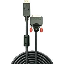 LINDY DisplayPort / DVI kabelový adaptér Konektor DisplayPort, DVI-D 24+1pol. Zástrčka 2.00 m černá 41491 Kabel DisplayPort