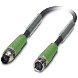 Phoenix Contact SAC-3P-M 8MS/ 1,5-PUR/M 8FS SH připojovací kabel pro senzory - aktory, 1455285, piny: 3, 1.50 m, 1 ks