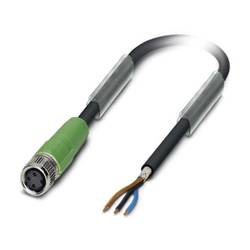 Phoenix Contact SAC-3P-10,0-PUR/M 8FS SH připojovací kabel pro senzory - aktory, 1521740, piny: 3, 10.00 m, 1 ks