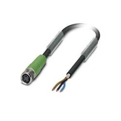 Phoenix Contact SAC-3P- 3,0-PUR/M 8FS SH připojovací kabel pro senzory - aktory, 1521724, piny: 3, 3.00 m, 1 ks