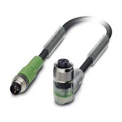 Phoenix Contact SAC-3P-M 8MS/ 1,5-PUR/M12FR-2L připojovací kabel pro senzory - aktory, 1693380, piny: 3, 1.50 m, 1 ks