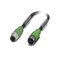 Phoenix Contact SAC-8P-M12MS/ 0,3-PUR/M12FS SH připojovací kabel pro senzory - aktory, 1522969, piny: 8, 30.00 cm, 1 ks
