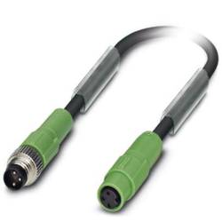 Phoenix Contact SAC-3P-M 8MS/ 3,0-PUR/M 8SIFS připojovací kabel pro senzory - aktory, 1417701, piny: 3, 3.00 m, 1 ks