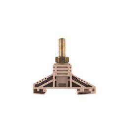 W-series terminal with clamping yoke connection, Feed-through terminal, Rated cross-section: 35 mm², Threaded stud connection, Direct mounting WFF 35/AH