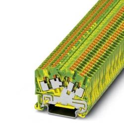 Phoenix Contact 3212011 trojitá svorka ochranného vodiče 5.2 mm rychlé připojení zelená, žlutá 50 ks
