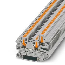 Phoenix Contact 1078966 průchodková svorka 5.2 mm pružinové připojení šedá 50 ks