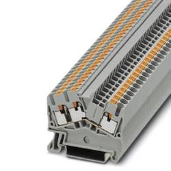 Phoenix Contact 3211896 řadová svorka průchodky 5.2 mm rychlé připojení šedá 50 ks
