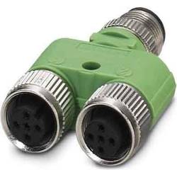 Phoenix Contact SAC-3P-M12Y/2XM12FS PE rozdělovač a adaptér pro senzory - aktory , 1683455, piny: 4, 5 ks