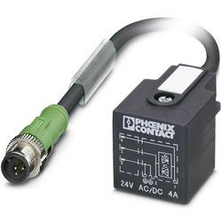 Phoenix Contact SAC-3P-M12MS/0,6-PUR/A-1L-Z upravený zástrčkový konektor pro senzory - aktory, 1400769, piny: 3, 0.60 m, 1 ks