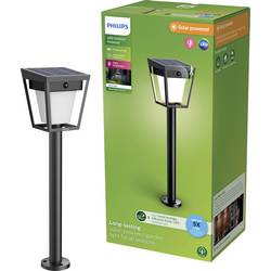 Philips LED 929004632001 Nissa venkovní solární stojanové světlo LED pevně vestavěné LED 1.8 W černá