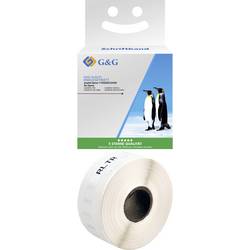 G&G etikety 19 x 51 mm papír thermodirekt bílá 500 ks trvalé BM-D-G-11355 Adresní nálepky