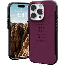 Urban Armor Gear Civilian MagSafe Case zadní kryt na mobil Apple iPhone 16 Pro bordó červená Kompatibilní s MagSafe 114444119049