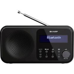 Sharp DR-P420 DR-P420BK stolní rádio, DAB+, DAB, FM, Bluetooth, USB, funkce alarmu, černá