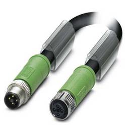 Phoenix Contact SAC-4P-M12MST/ 1,0-PUR/M12FST připojovací kabel pro senzory - aktory, 1408808, piny: 4, 1.00 m, 1 ks