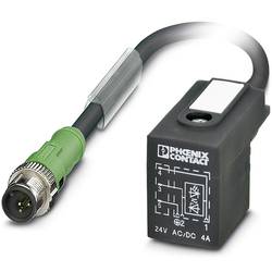 Phoenix Contact SAC-3P-MS/ 0,3-PUR/BI-1L-Z SCO upravený zástrčkový konektor pro senzory - aktory, 1435137, piny: 3, 30.00 cm, 1 ks
