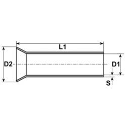 Vogt Verbindungstechnik 440508,47 dutinka 2.5 mm² bez izolace kov 100 ks