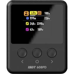 ISDT 608PD Smart modelářská multifunkční nabíječka, 10 A, LiFePO , Li-Pol, LiHV , NiMH, nabíjecí funkce, grafické zobrazení, nastavitelný nabíjecí proud , USB