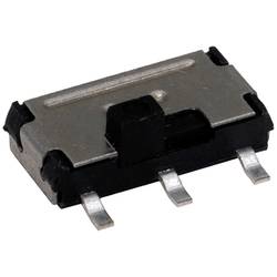 C & K Switches AYZ0202AGRLC posuvný přepínač 12 V 100 mA 2x zap/zap 1 ks Tape